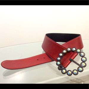 Escada leather  belt